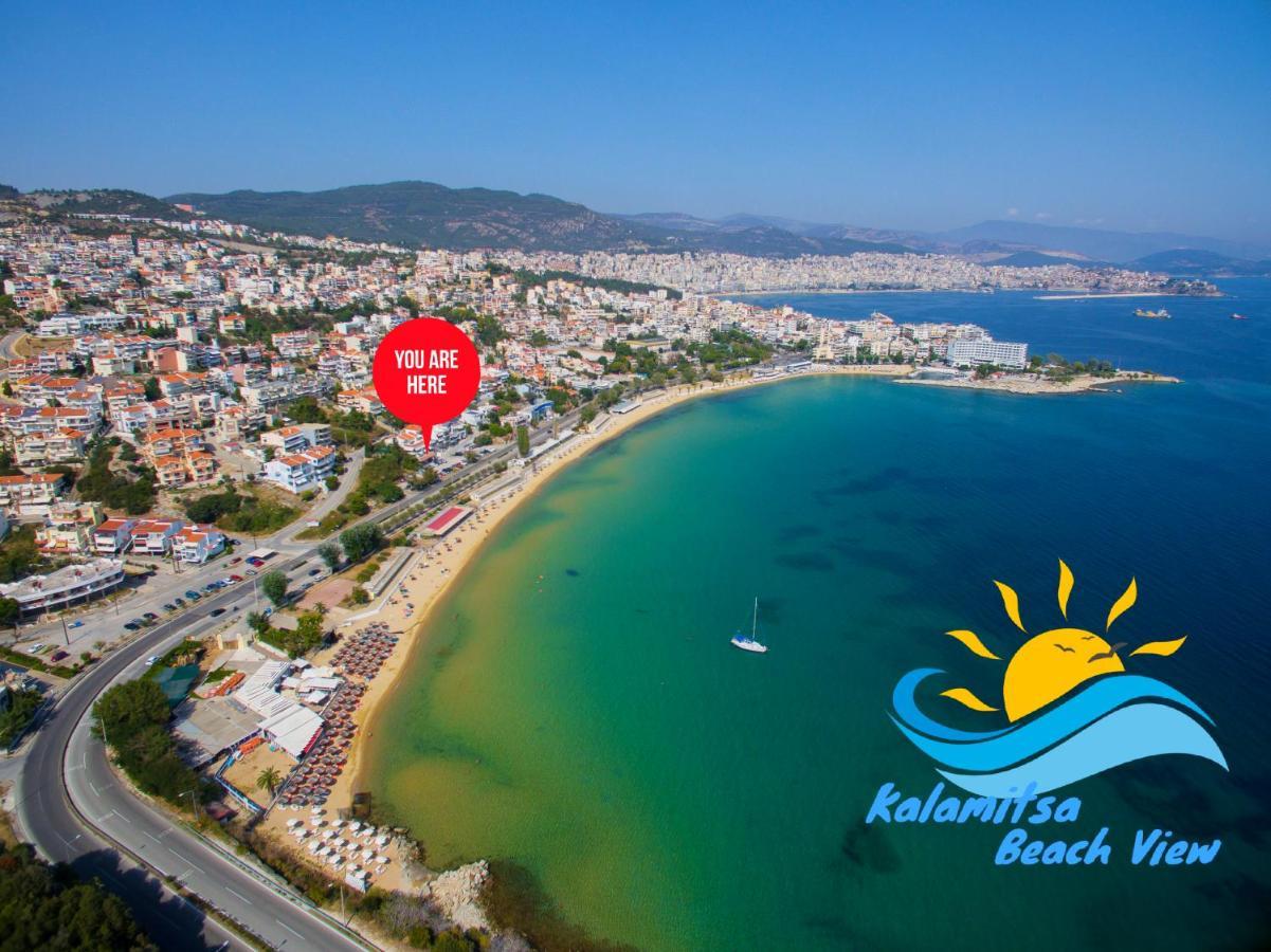 Kalamitsa Beach View Kavála Exterior photo
