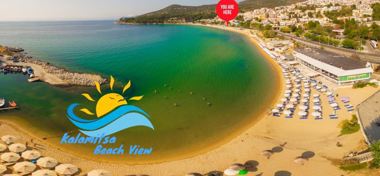 Kalamitsa Beach View Kavála Exterior photo